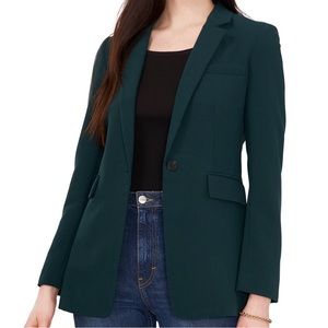 1 STATE Women's Bi-Strech Crepe One Button Blazer size 10